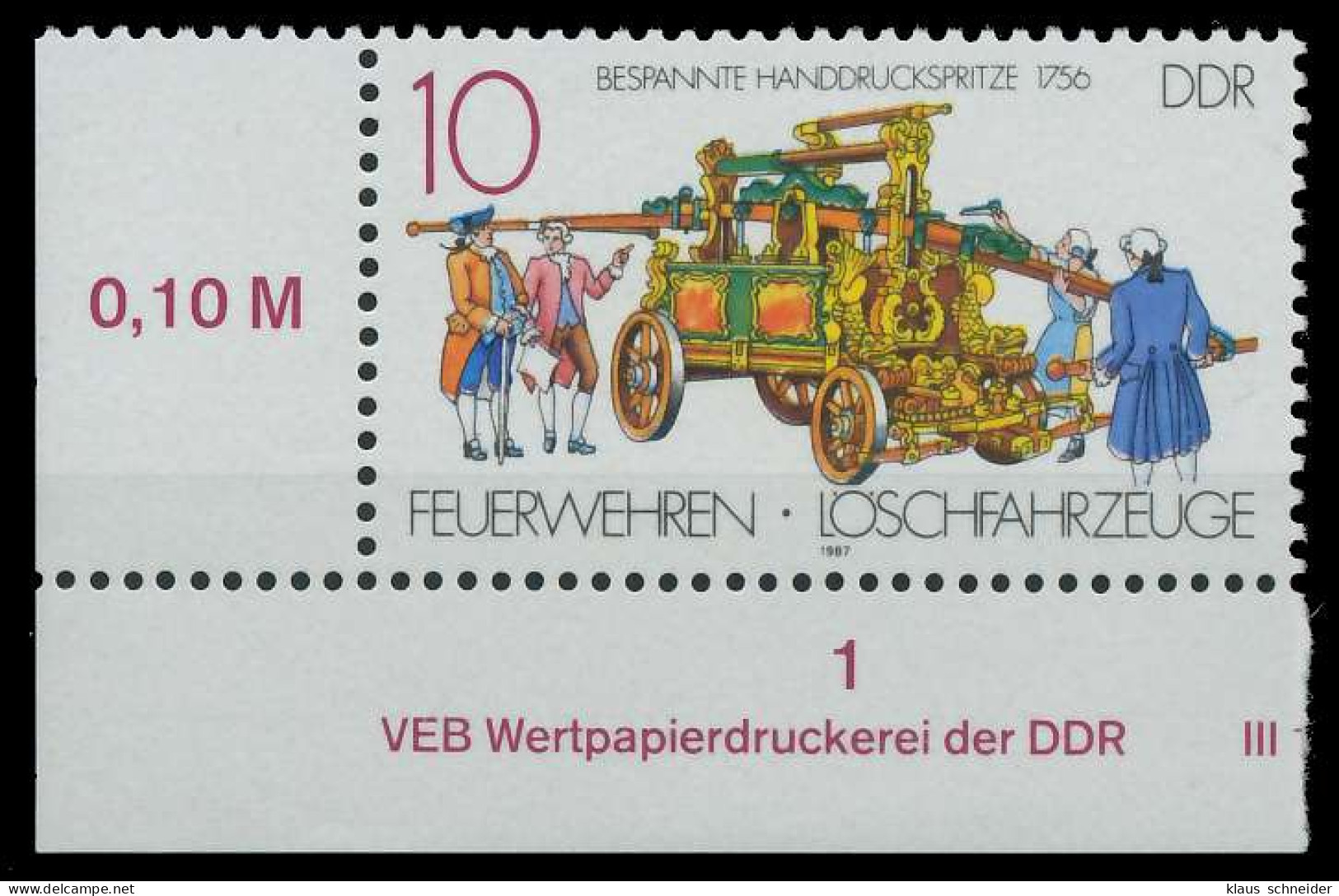 DDR 1987 Nr 3101 Postfrisch ECKE-ULI X0D9712 - Neufs