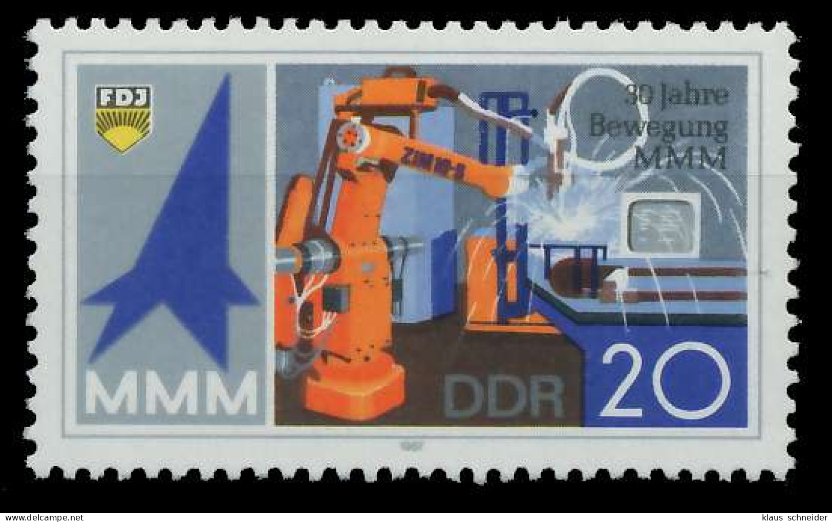 DDR 1987 Nr 3133 Postfrisch SB6FF4A - Neufs