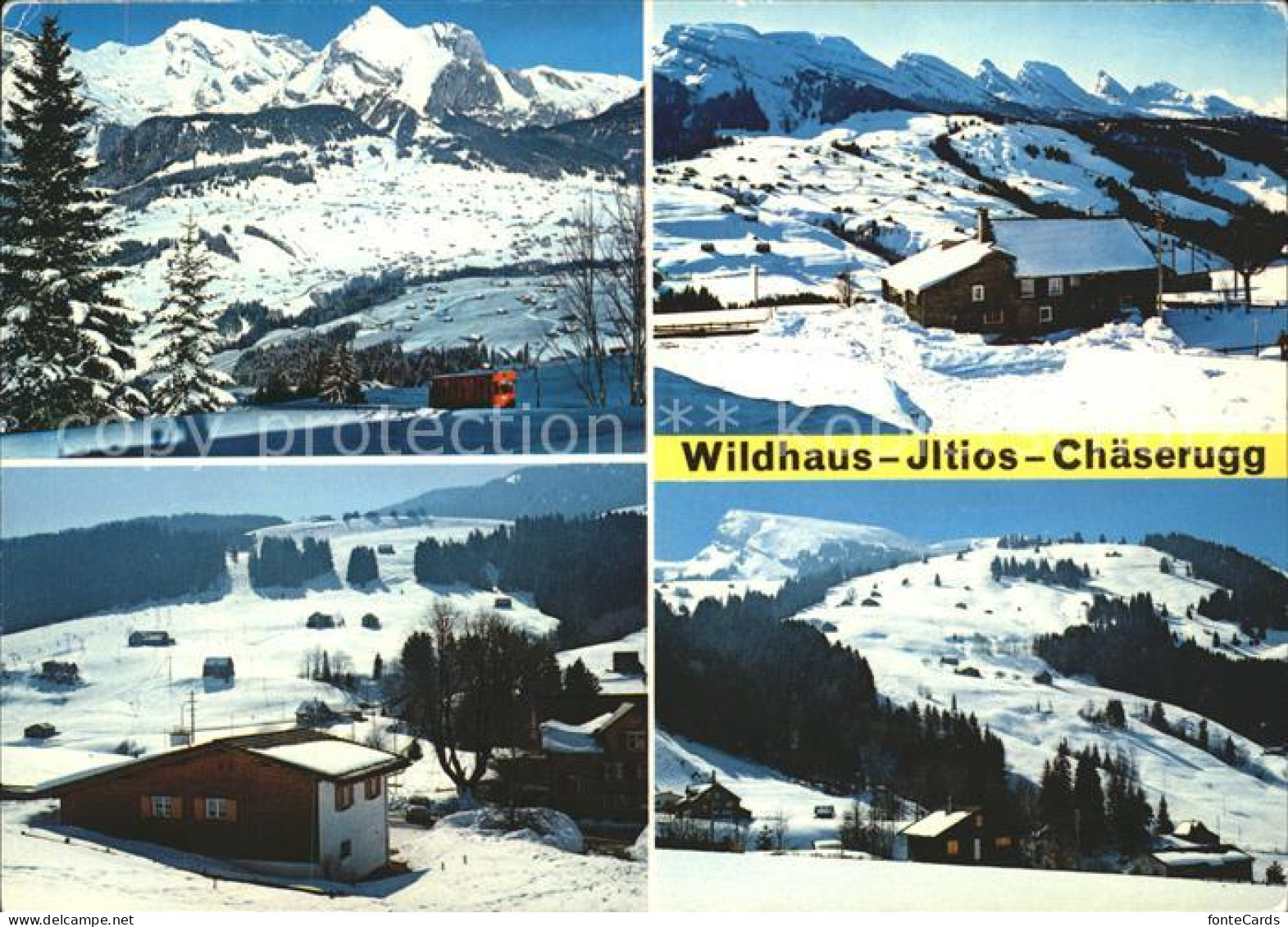 11718716 Wildhaus SG Mit Iltios Und Ch?serugg Wildhaus - Sonstige & Ohne Zuordnung