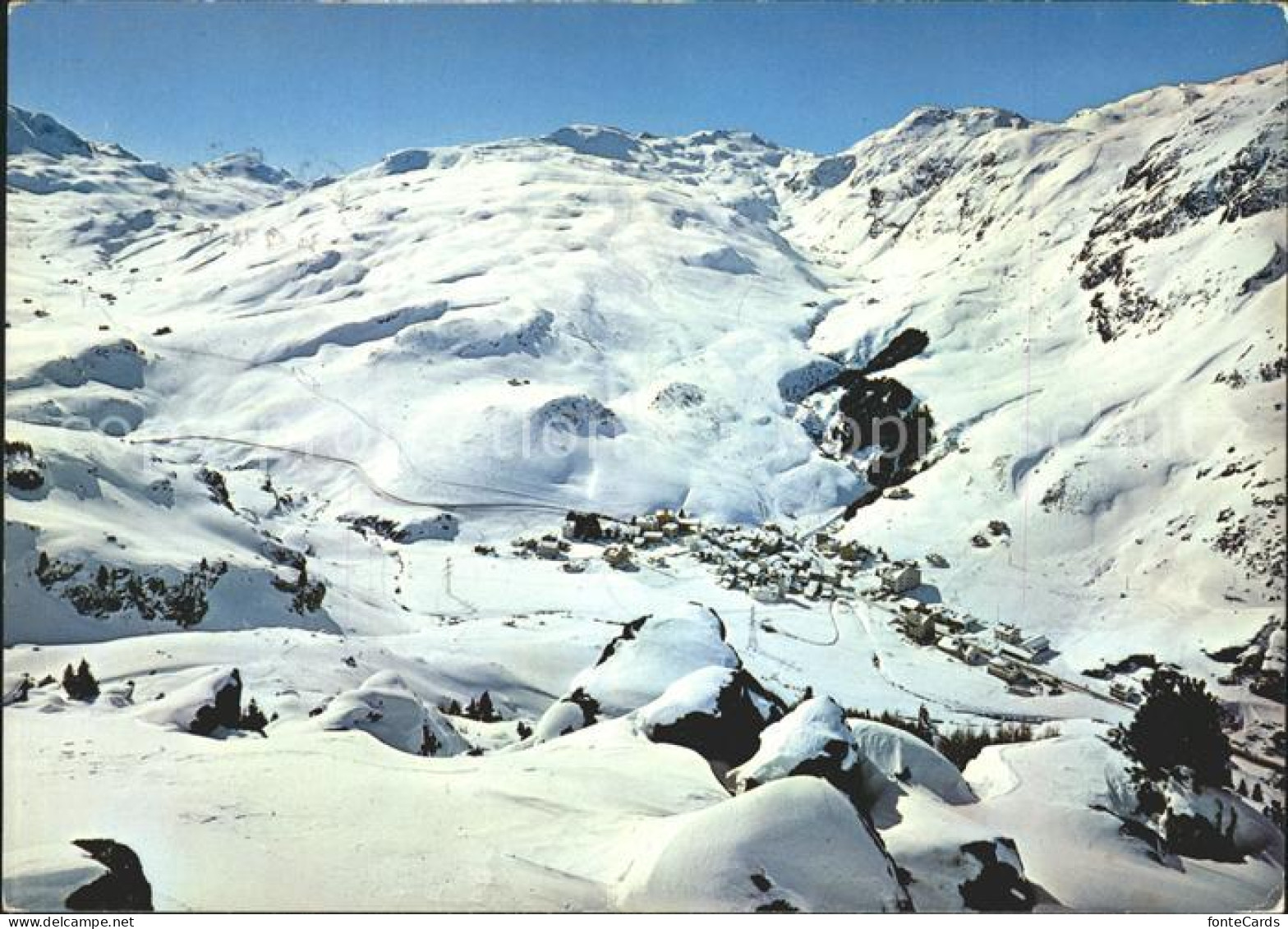 11718707 Bivio Am Julierpass Mit Skigebiet Cuolms Bivio - Sonstige & Ohne Zuordnung