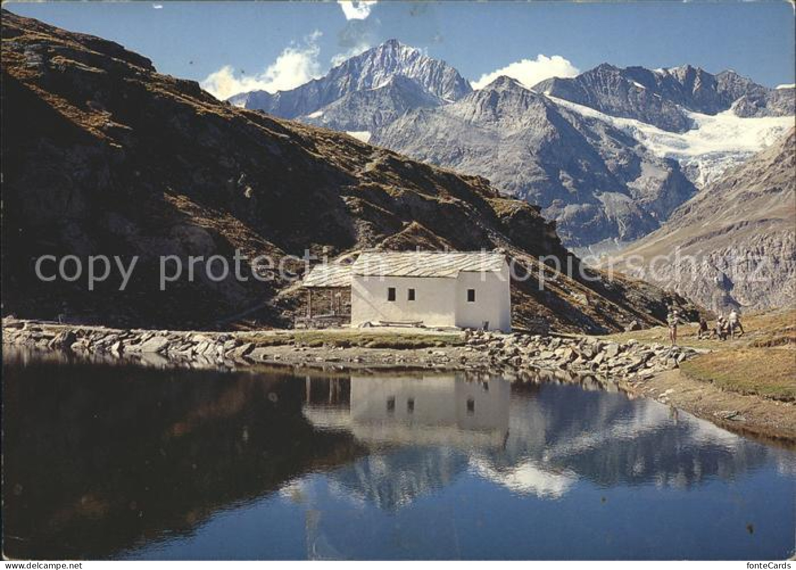 11718687 Zermatt VS Schwarzsee Kapelle Dent Blanche  - Other & Unclassified