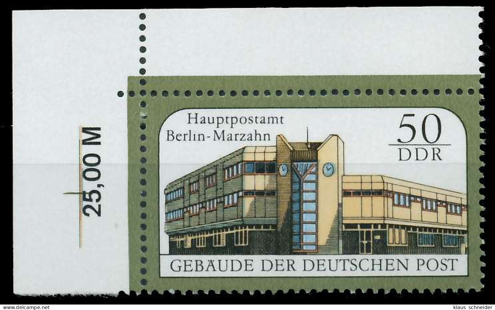 DDR 1988 Nr 3147 Postfrisch ECKE-OLI X0D9B02 - Unused Stamps