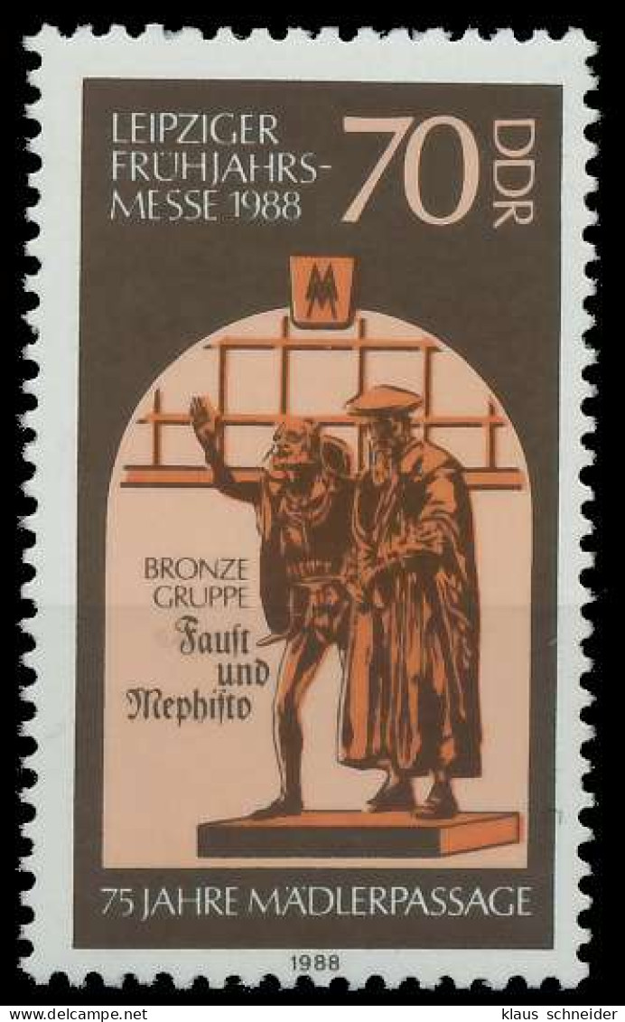 DDR 1988 Nr 3154 Postfrisch SB701A6 - Neufs