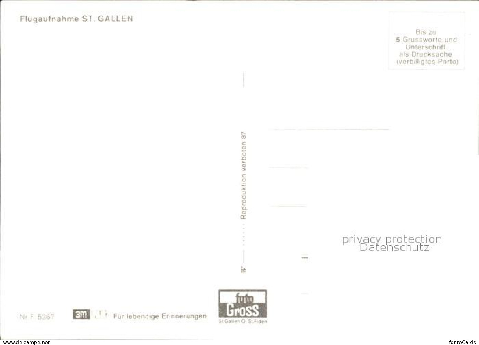 11715897 St Gallen SG Fliegeraufnahme St. Gallen - Sonstige & Ohne Zuordnung