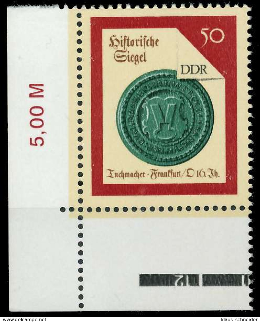 DDR 1988 Nr 3159 Postfrisch ECKE-ULI X0D9CEA - Neufs