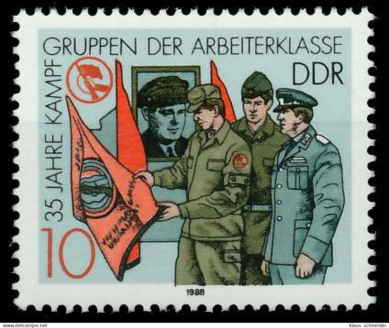 DDR 1988 Nr 3178 Postfrisch SB74C46 - Ungebraucht