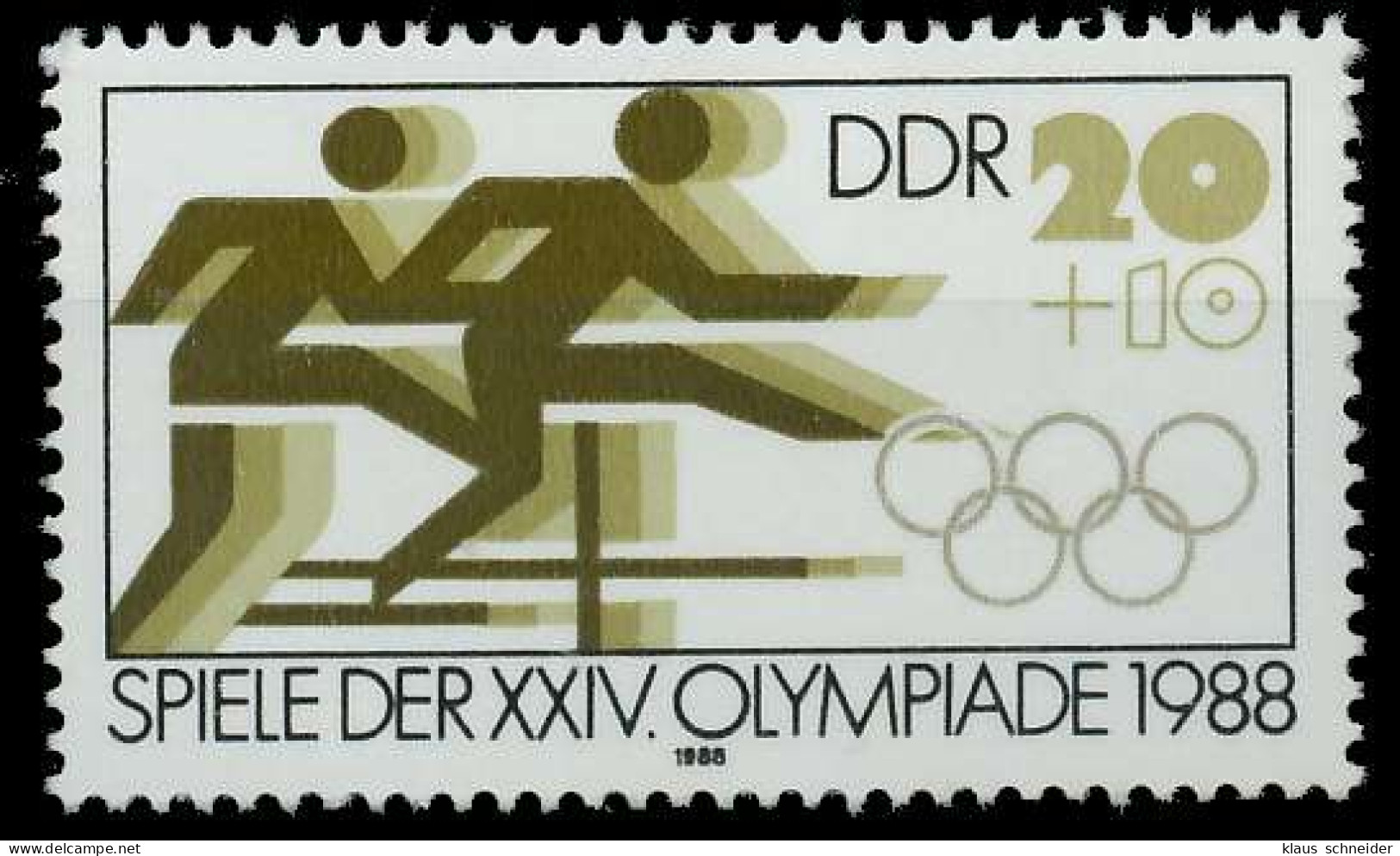 DDR 1988 Nr 3185 Postfrisch SB74CE6 - Ongebruikt