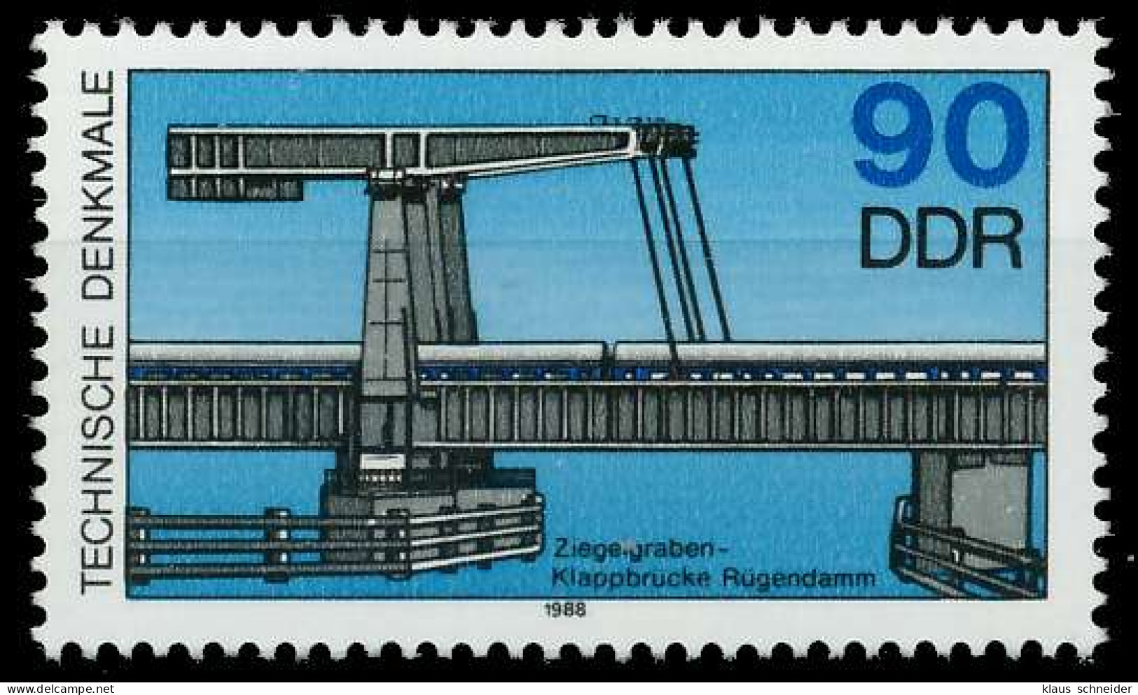 DDR 1988 Nr 3207 Postfrisch SB74EB2 - Ongebruikt