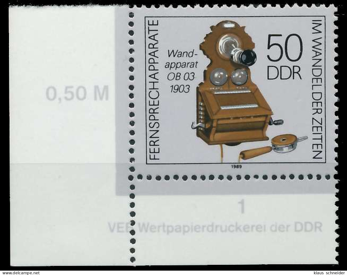 DDR 1989 Nr 3228 Postfrisch ECKE-ULI X0DE3EA - Neufs
