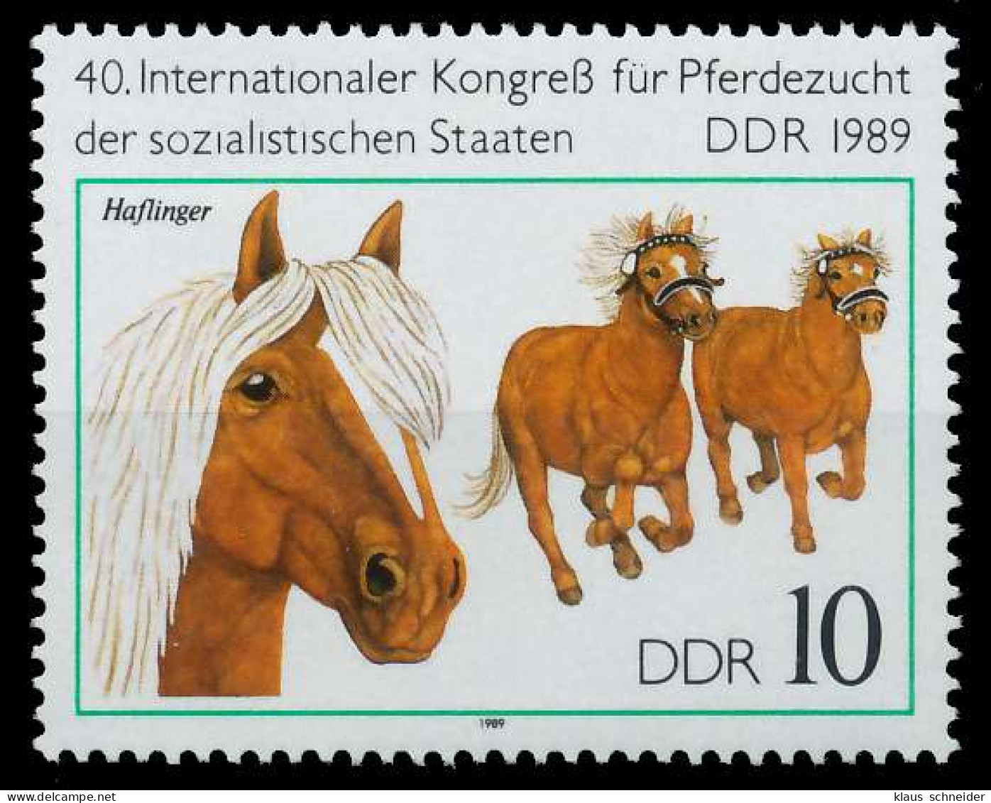 DDR 1989 Nr 3261 Postfrisch SB7B466 - Neufs