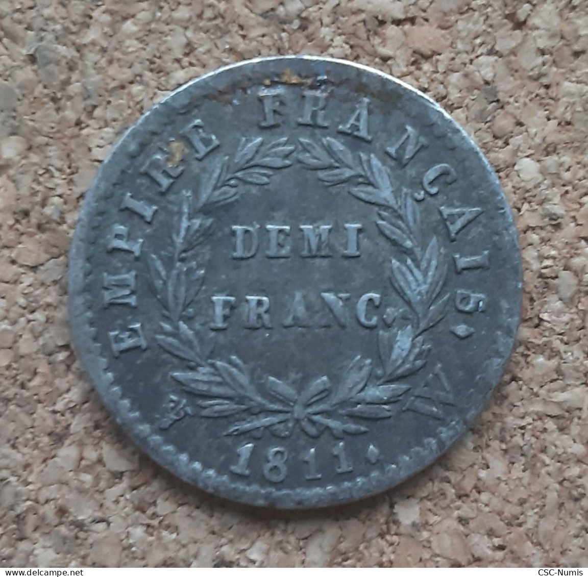 (W005) - Napoléon Ier - 1/2 Franc 1811 W - 1/2 Franc