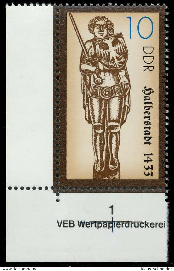 DDR 1989 Nr 3286 Postfrisch ECKE-ULI X0E4252 - Unused Stamps
