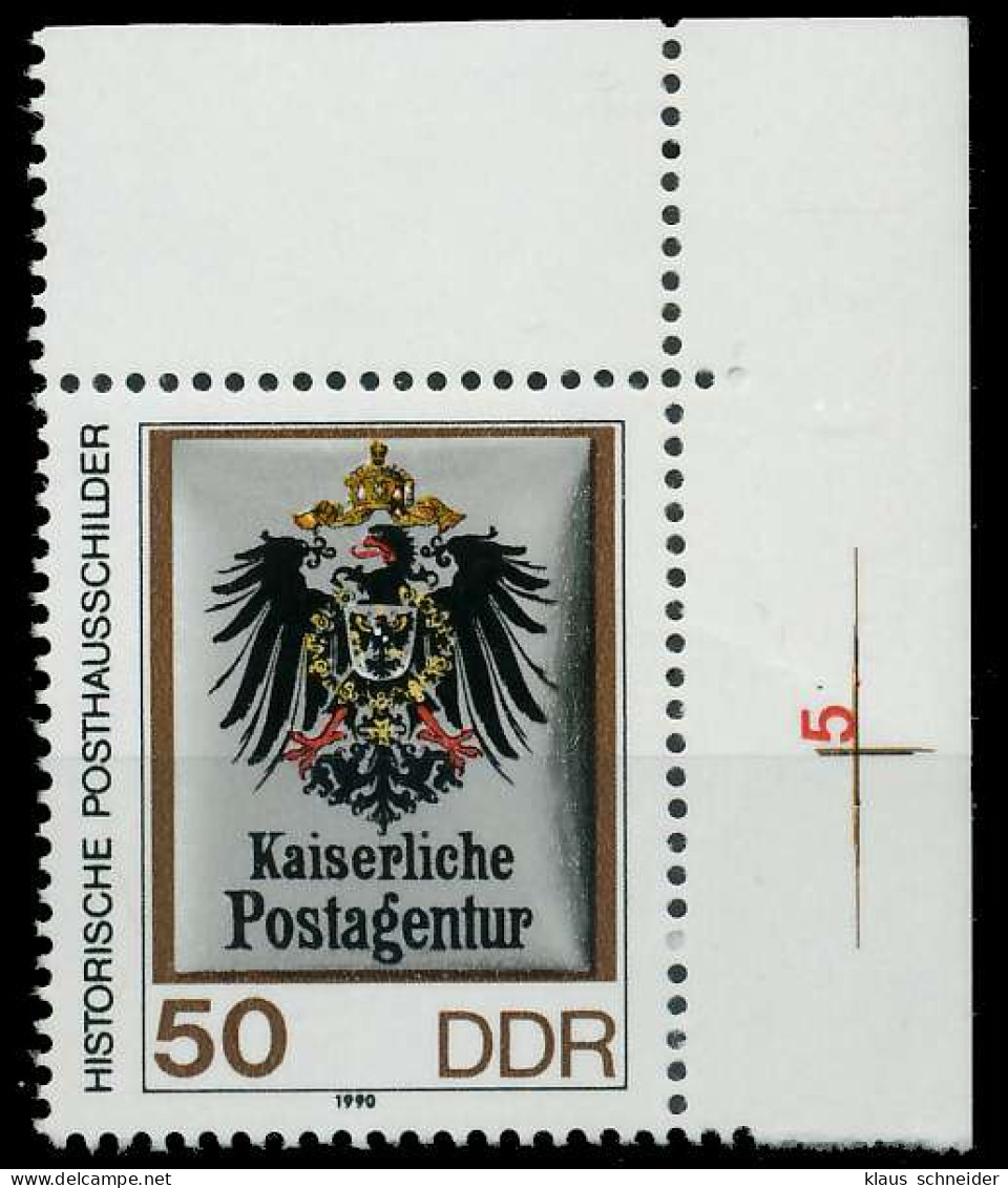 DDR 1990 Nr 3304 Postfrisch ECKE-ORE X0E432E - Unused Stamps