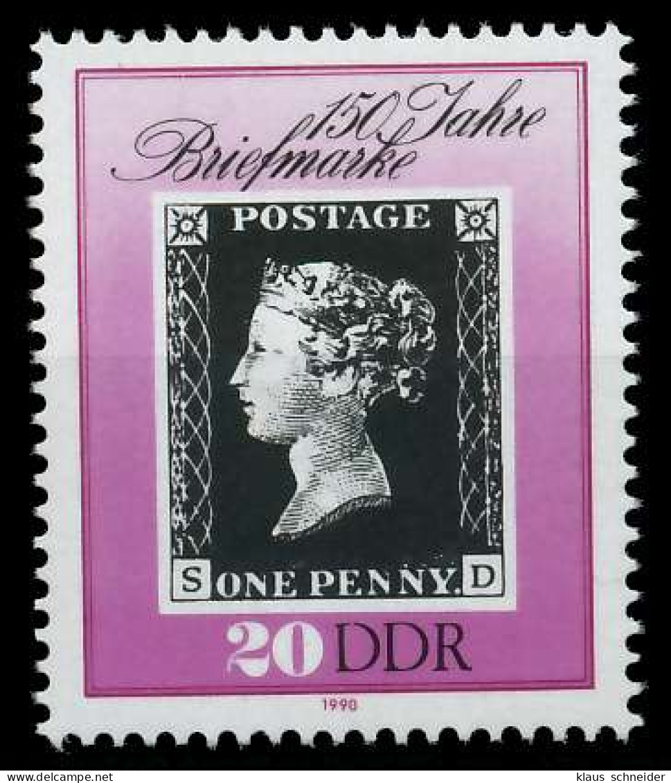 DDR 1990 Nr 3329 Postfrisch SB7BA0A - Unused Stamps