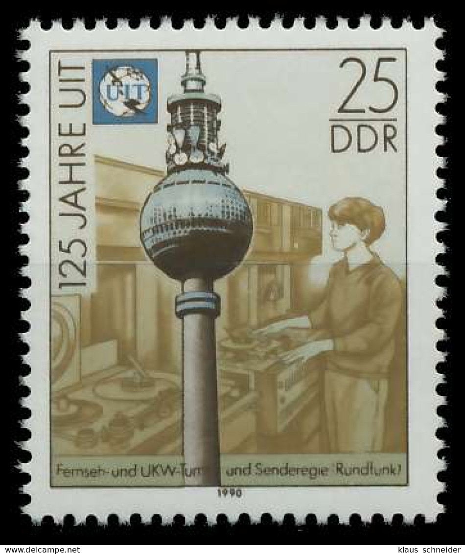 DDR 1990 Nr 3334 Postfrisch SB7FA2A - Unused Stamps