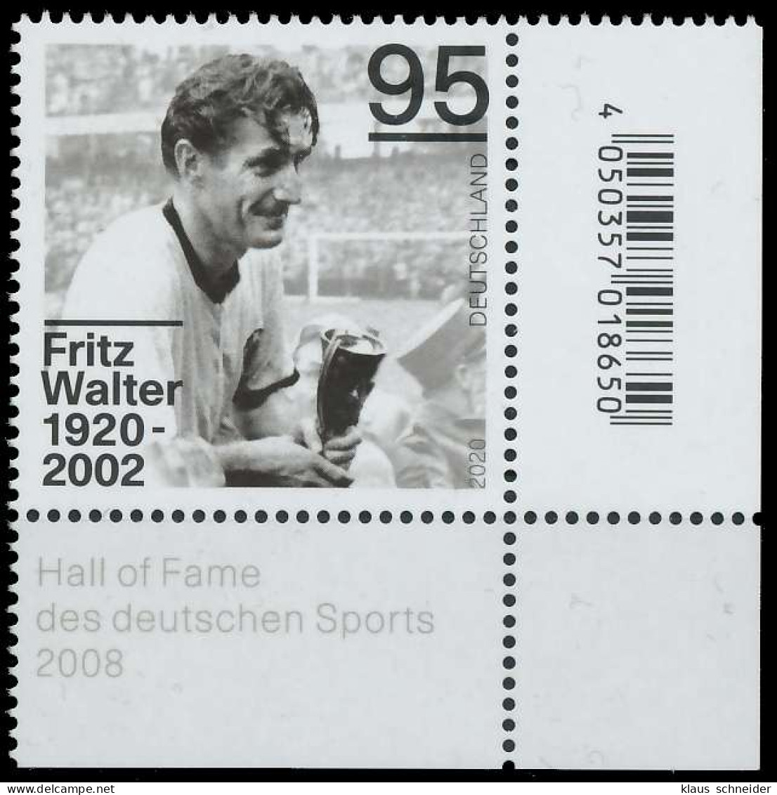 BRD BUND 2020 Nr 3568 Postfrisch ECKE-URE SEE15F2 - Unused Stamps