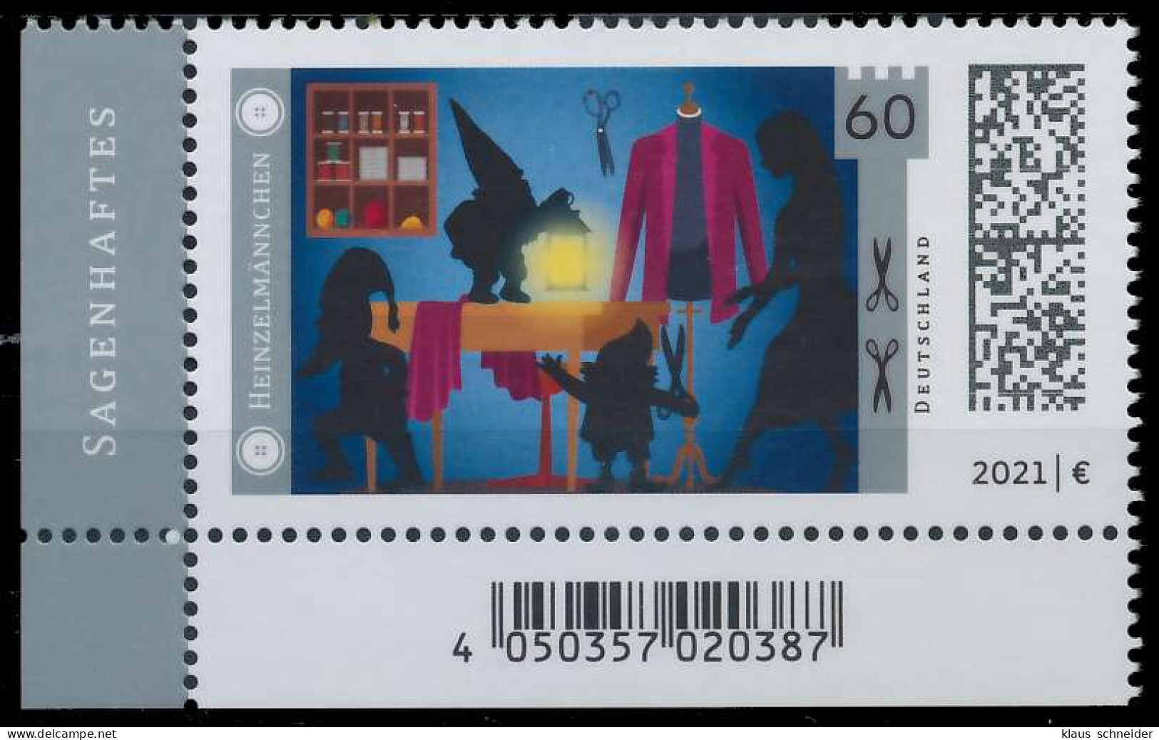 BRD BUND 2021 Nr 3631 Postfrisch ECKE-ULI X528AAA - Unused Stamps