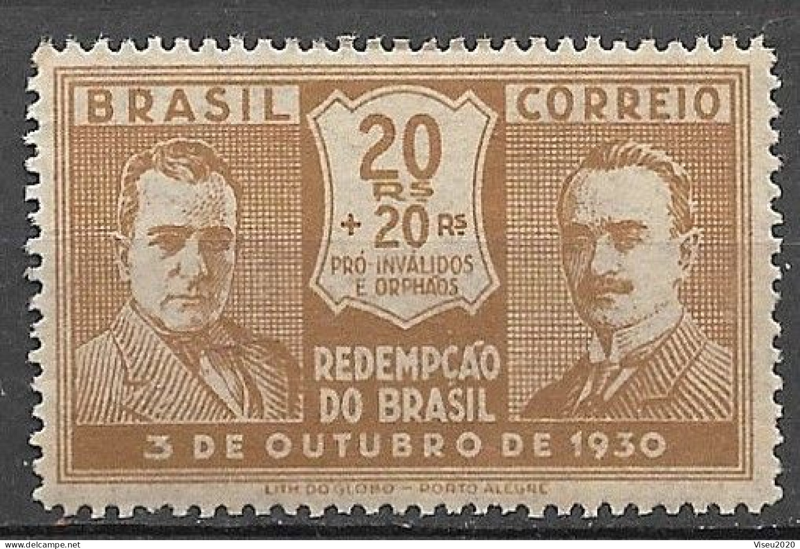 Brasil Brazil 1931 - Revolução De 03 De Outubro De 1930 - RHM C28 - Unused Stamps