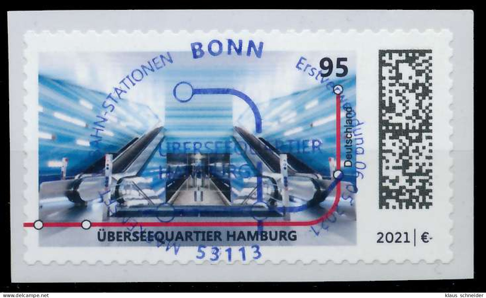 BRD BUND 2021 Nr 3607f ESST Zentrisch Gestempelt X52BC7E - Used Stamps