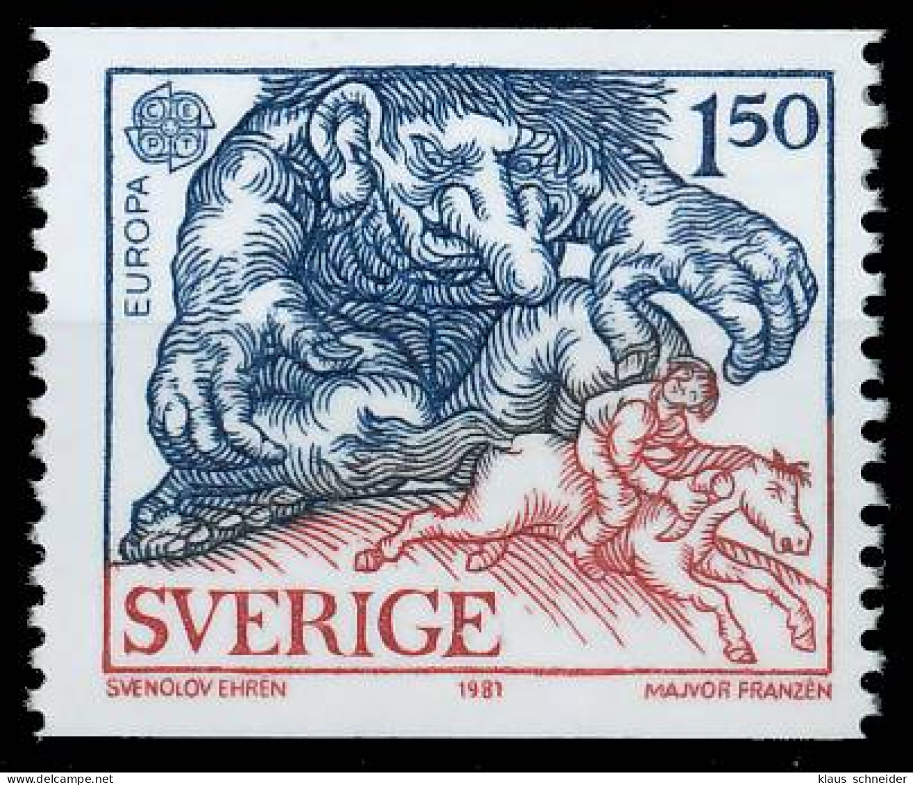 SCHWEDEN 1981 Nr 1141 Postfrisch S1D7B5A - Unused Stamps