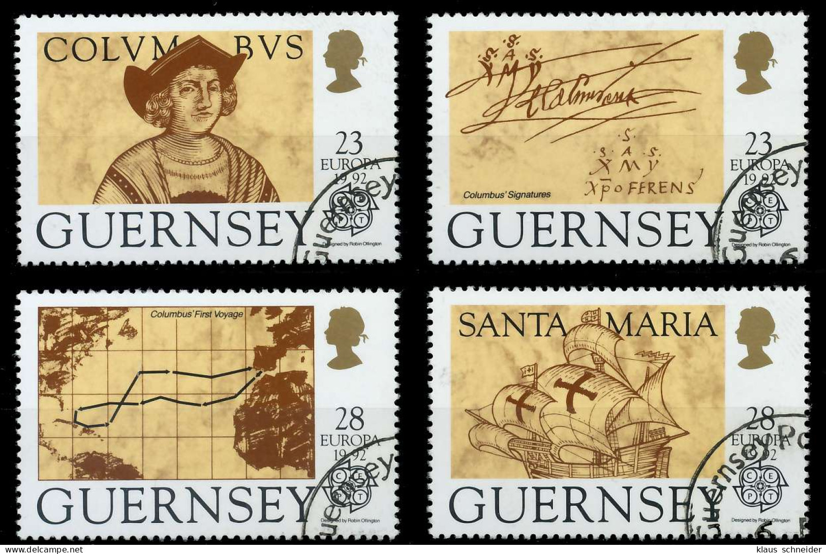 GUERNSEY 1992 Nr 549-552 Gestempelt X5D8FDE - Guernsey