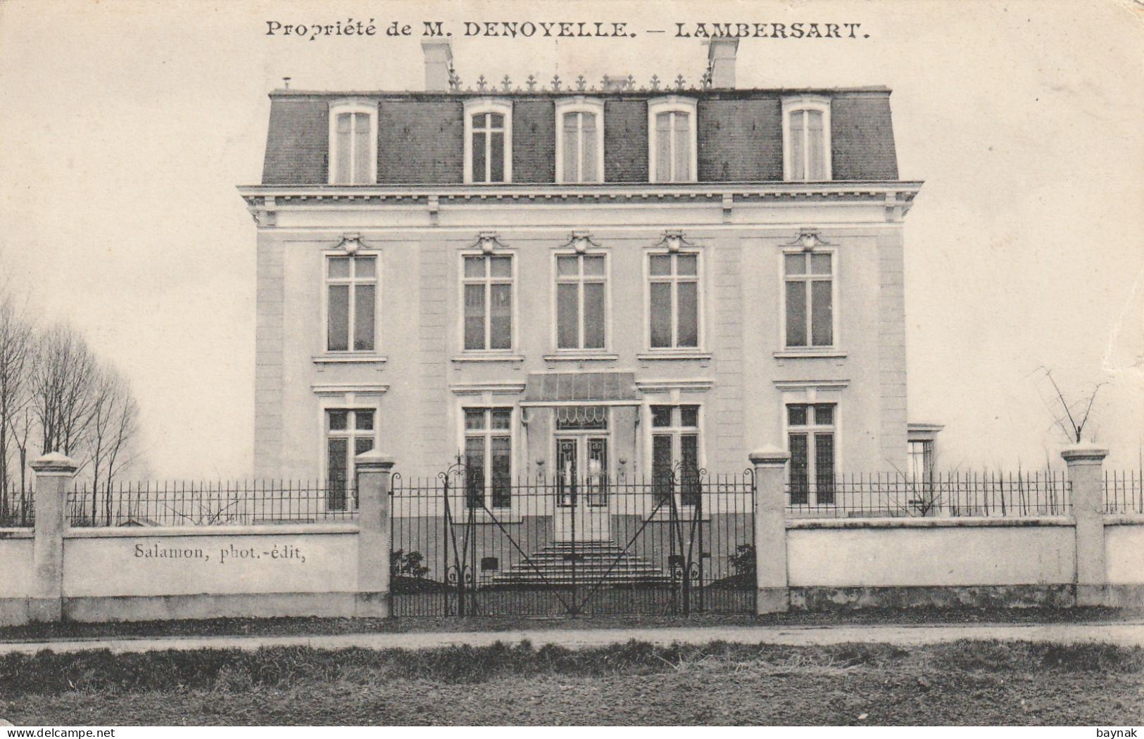 FR3188  --   LAMBERSART  --   PROPRIETE De M. DENOYELLE  --  1917 - Lambersart