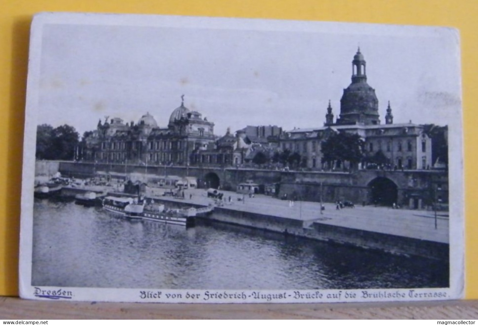 (DRE2) DRESDEN BLICK VON DER FRIEDRICH AUGUST BRUCKE AUF DIE BRUHLSCHE TERRASSE - NON VIAGGIATA - Dresden