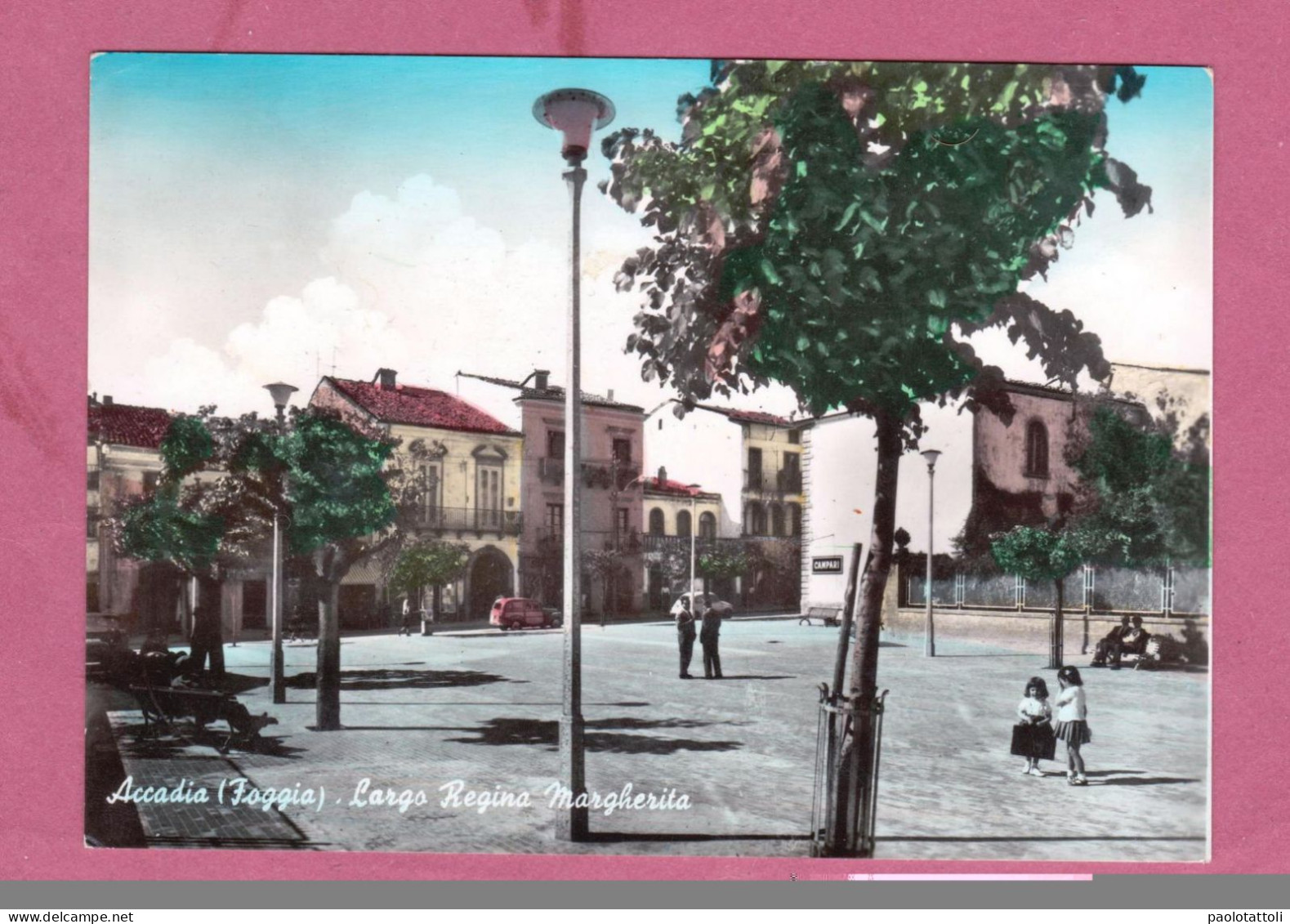 Accadia.Largo Regina Margherita- Standard Size,divided Back,ed.G.Salvatore N°8. - Autres & Non Classés