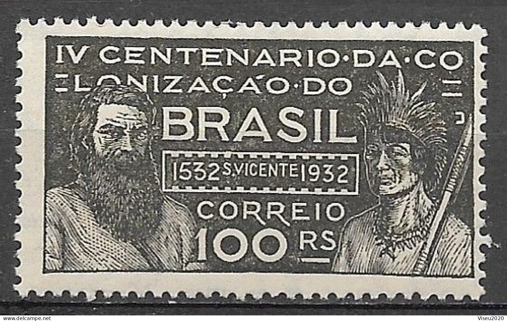 Brasil Brazil 1932 - 4º Centenário Da Fundação De S. Vicente - RHM C42 - Ungebraucht