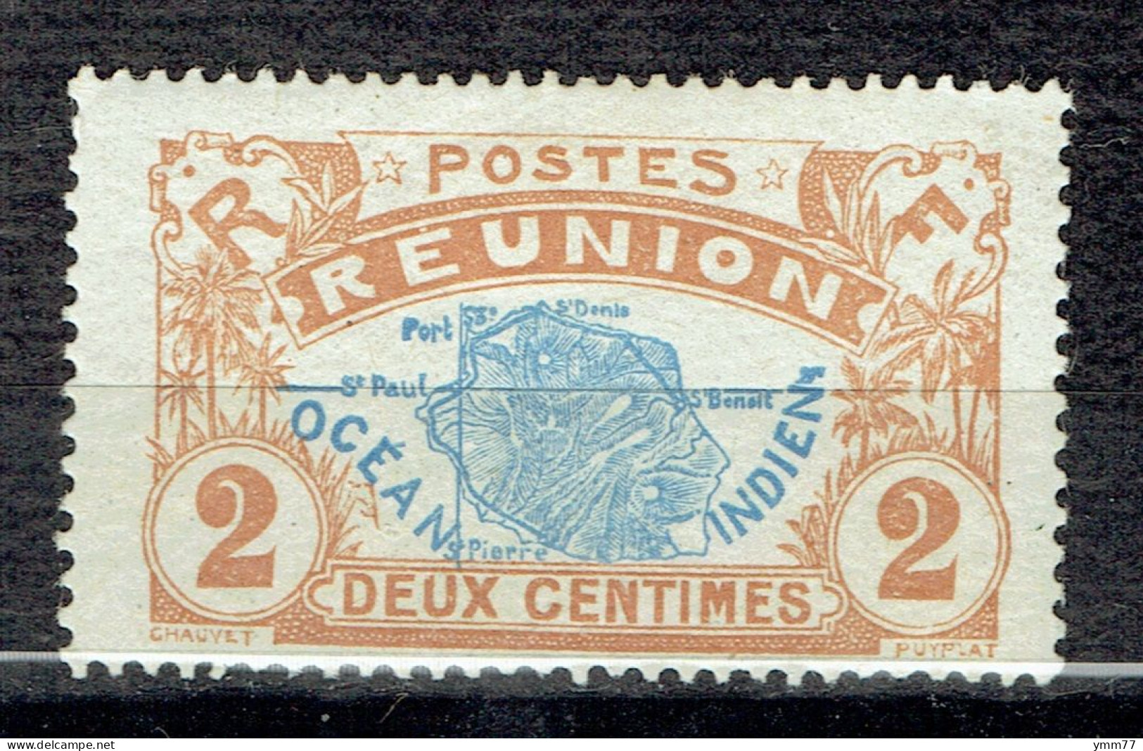 Série Courante : Carte De L'île - Unused Stamps