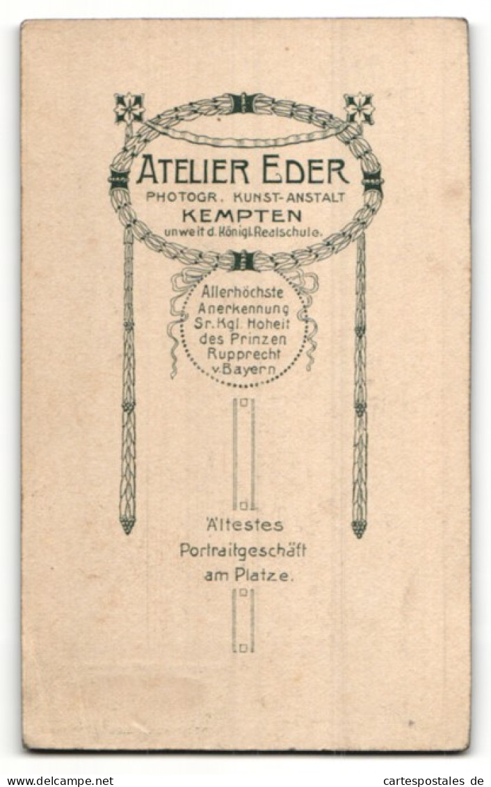 Fotografie Atelier Eder, Kempten, Portrait Frau Mit Zeitgenöss. Frisur  - Anonymous Persons