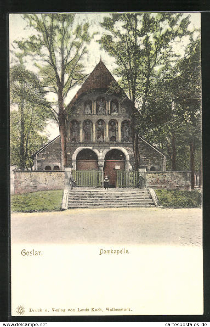 AK Goslar Am Harz, Blick Zur Domkapelle  - Goslar