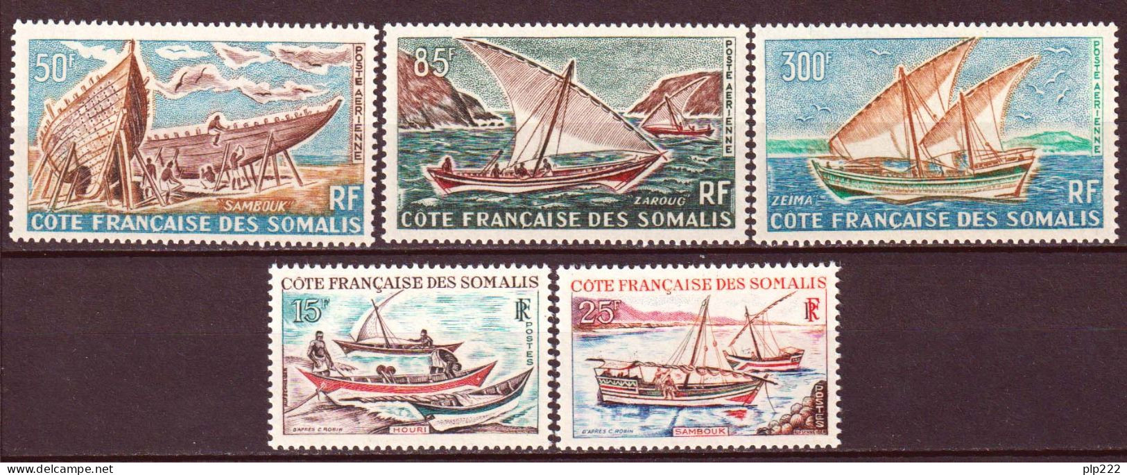 Costa Dei Somali 1964 Y.T.320/21+A38/40 **/MNH/ VF - Unused Stamps