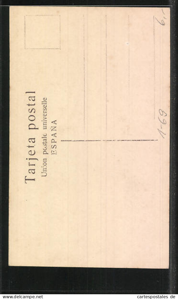 Postal S.S.M.M. Los Reyes D. Alfonso Y De Victoria  - Royal Families