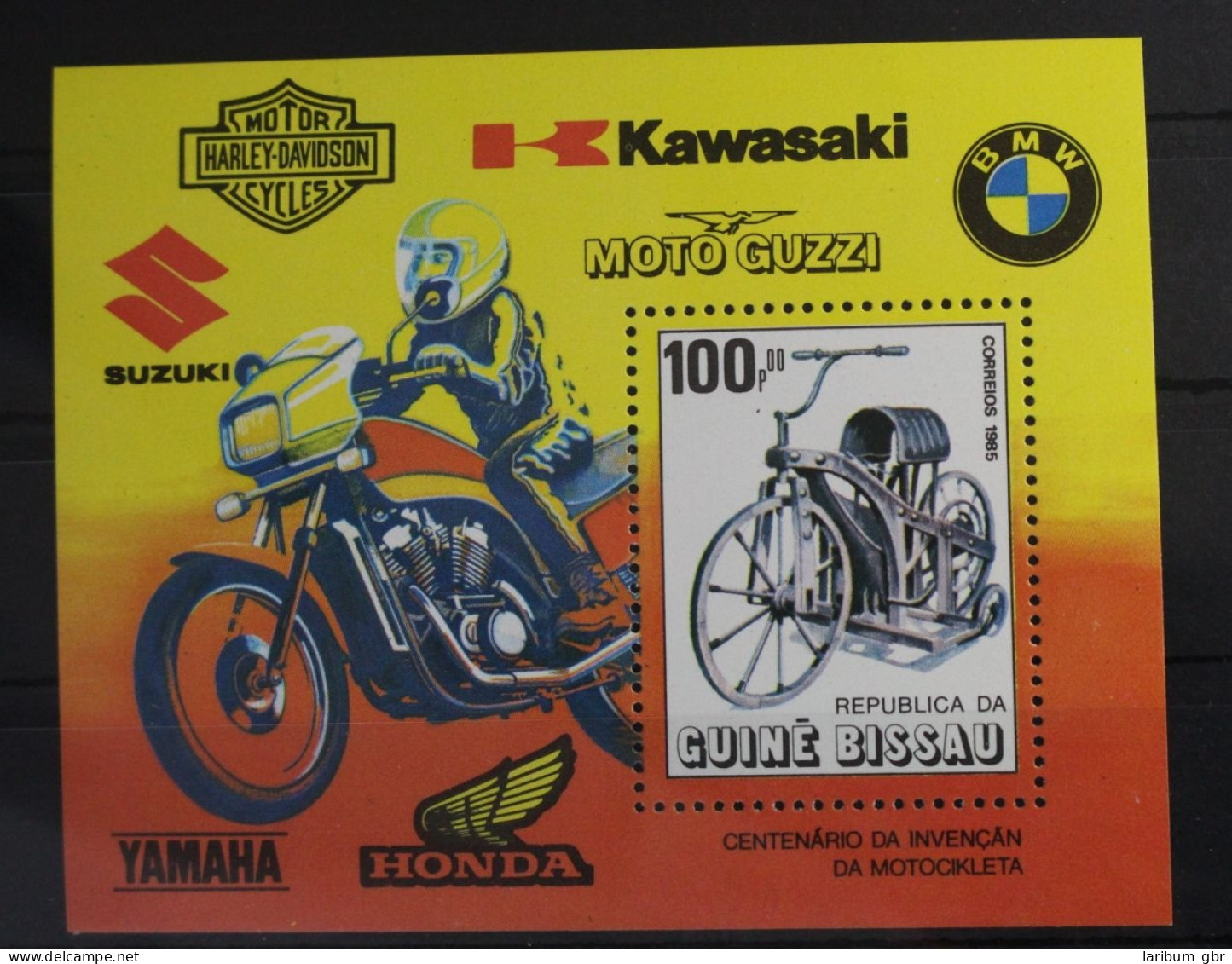Guinea-Bissau Block 263 Mit 841 Postfrisch Motorräder #WF133 - Guinea-Bissau