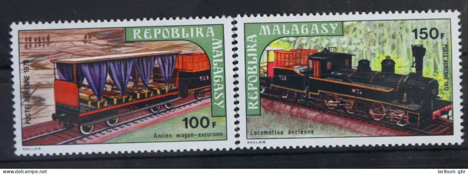 Madagaskar 689-690 Postfrisch Eisenbahn Lokomotive #WF170 - Madagascar (1960-...)