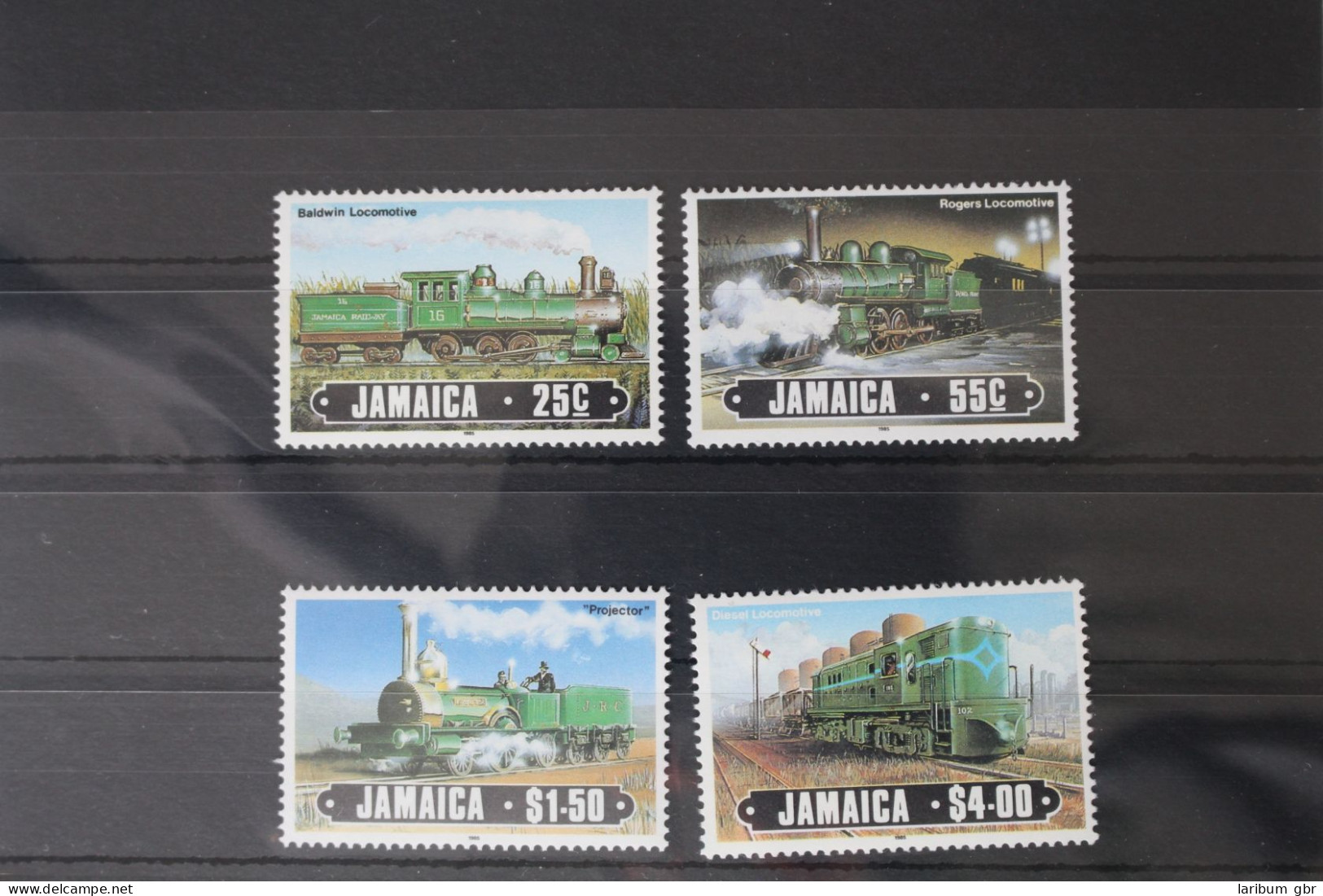 Jamaika 616-619 Postfrisch Lokomotiven Eisenbahn #WF258 - Giamaica (1962-...)