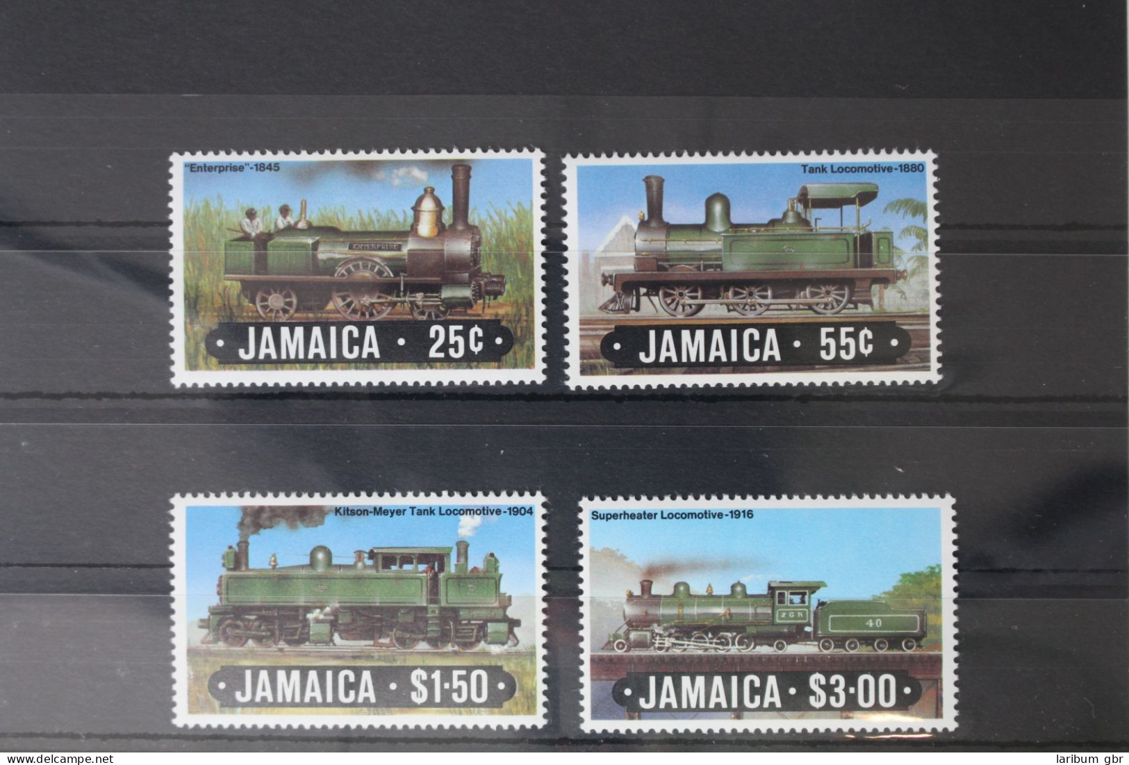Jamaika 595-598 Postfrisch Lokomotiven Eisenbahn #WF257 - Jamaique (1962-...)