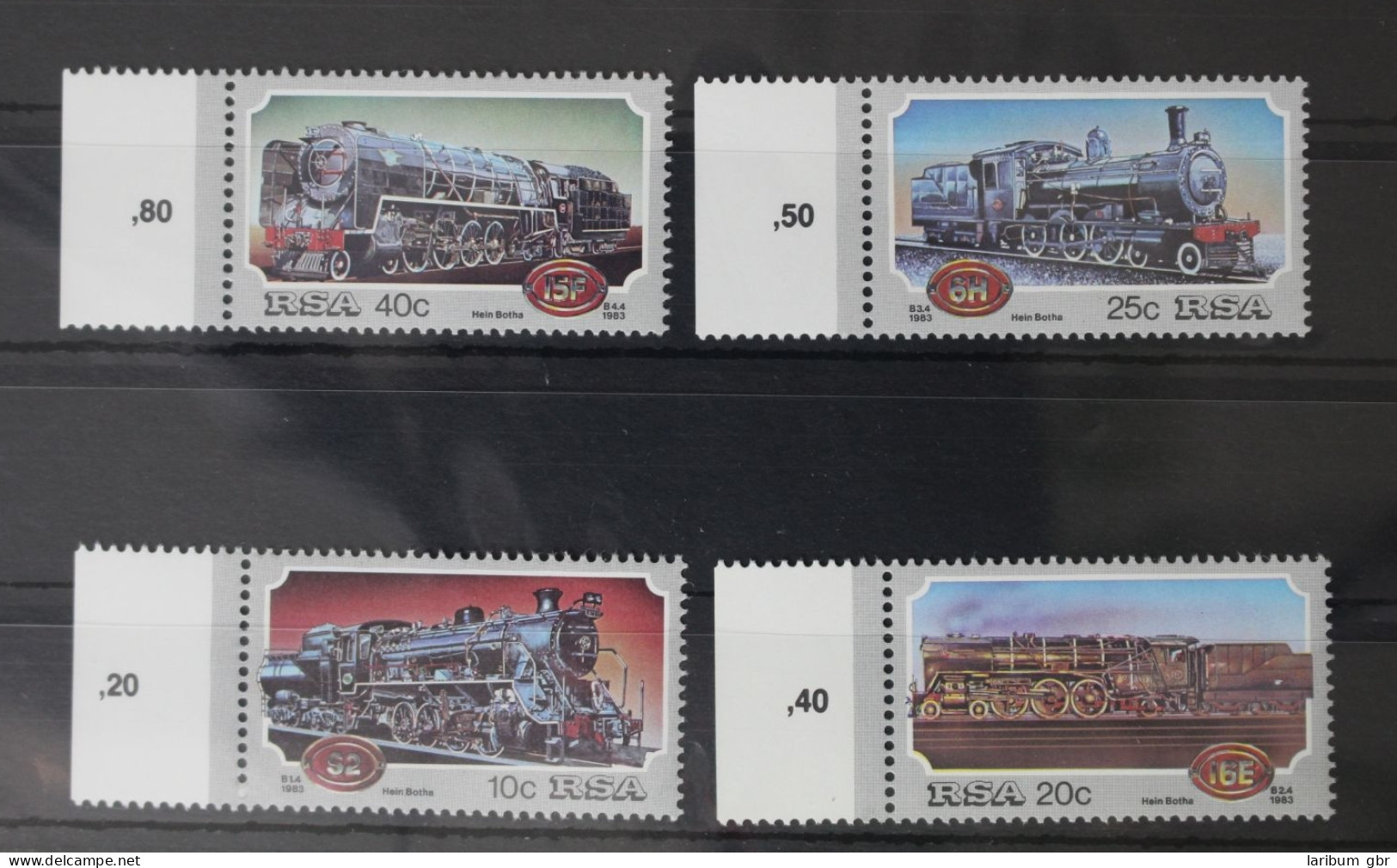 Südafrika 630-633 Postfrisch Lokomotiven Eisenbahn #WF267 - Andere & Zonder Classificatie