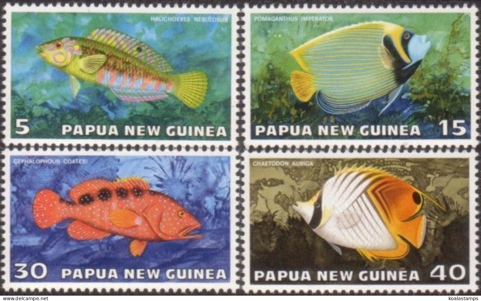 Papua New Guinea 1976 SG314-317 Tropical Fish Set MNH - Papua-Neuguinea