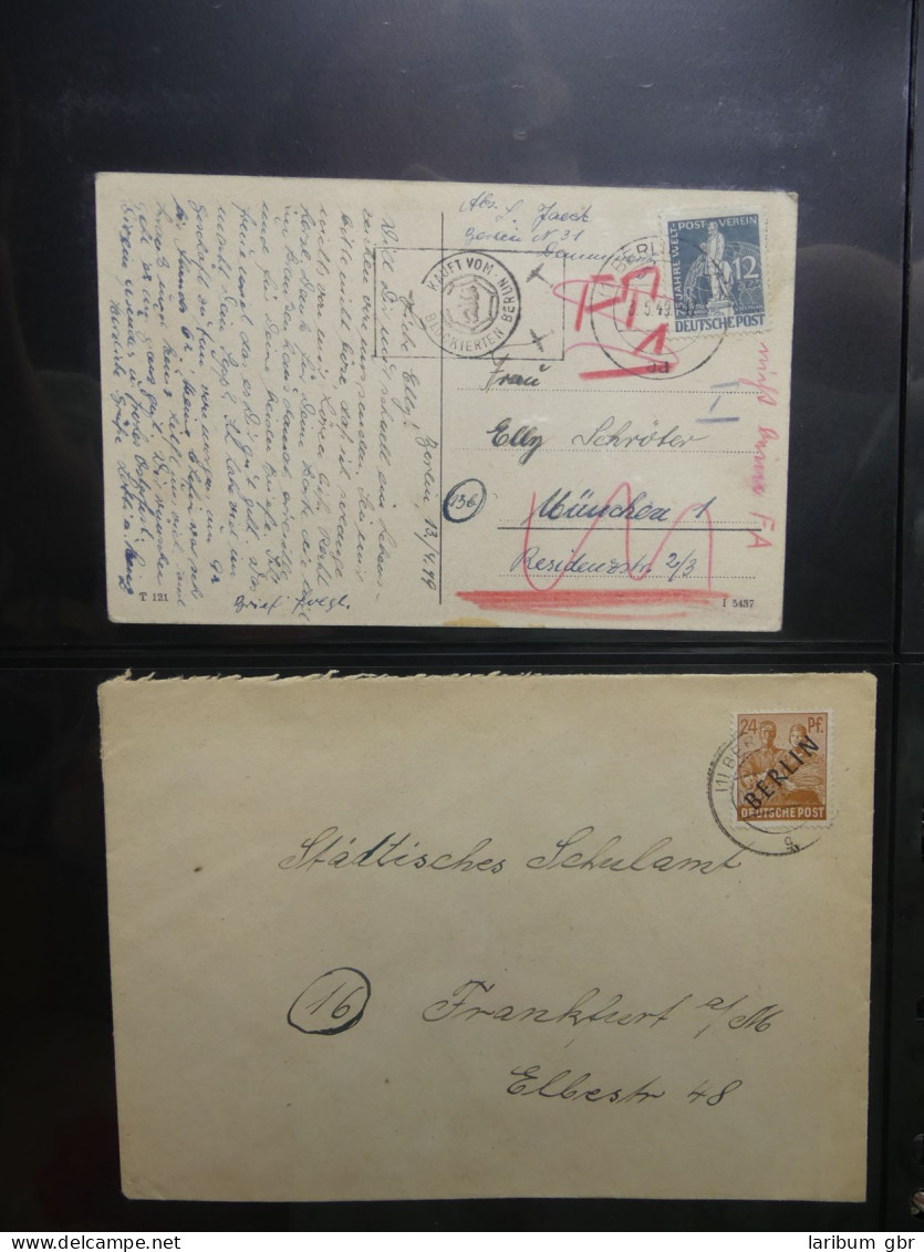 Berlin Schönes Lot Briefe Und Marken Im Leuchtturm Binder #LY430 - Sammlungen