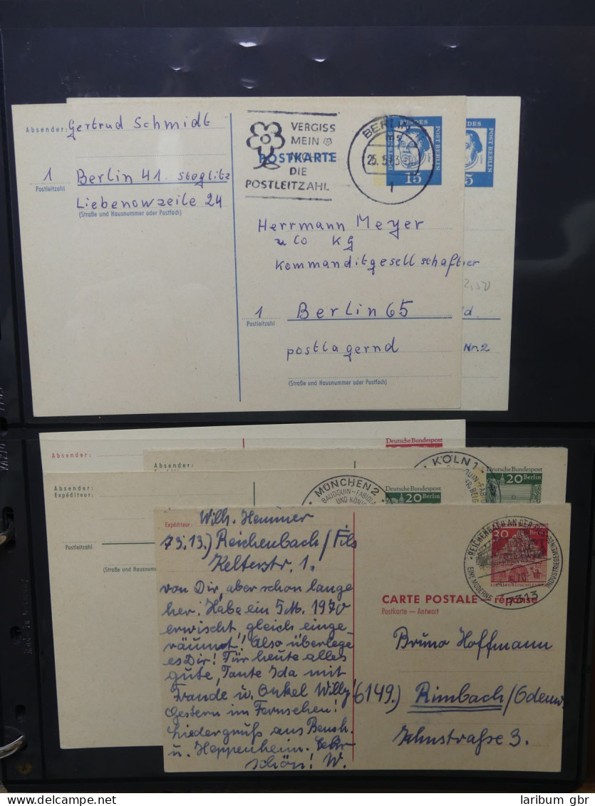 Berlin schönes Lot Briefe und Marken im Leuchtturm Binder #LY430