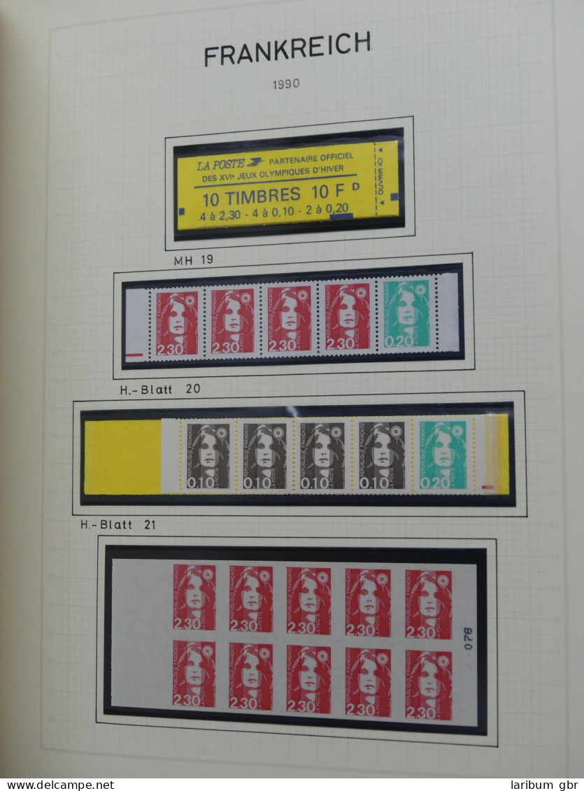 Frankreich 1984-1992 ** postfrisch auf Blankoblättern #LY738