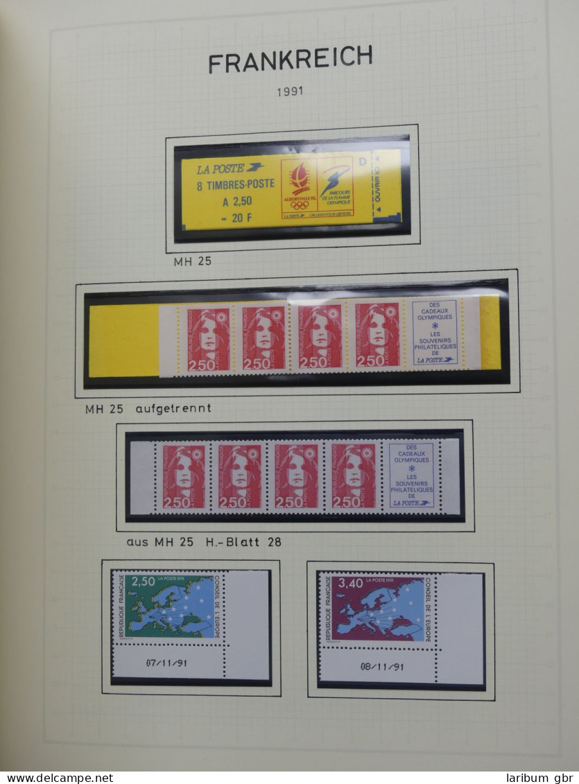 Frankreich 1984-1992 ** postfrisch auf Blankoblättern #LY738