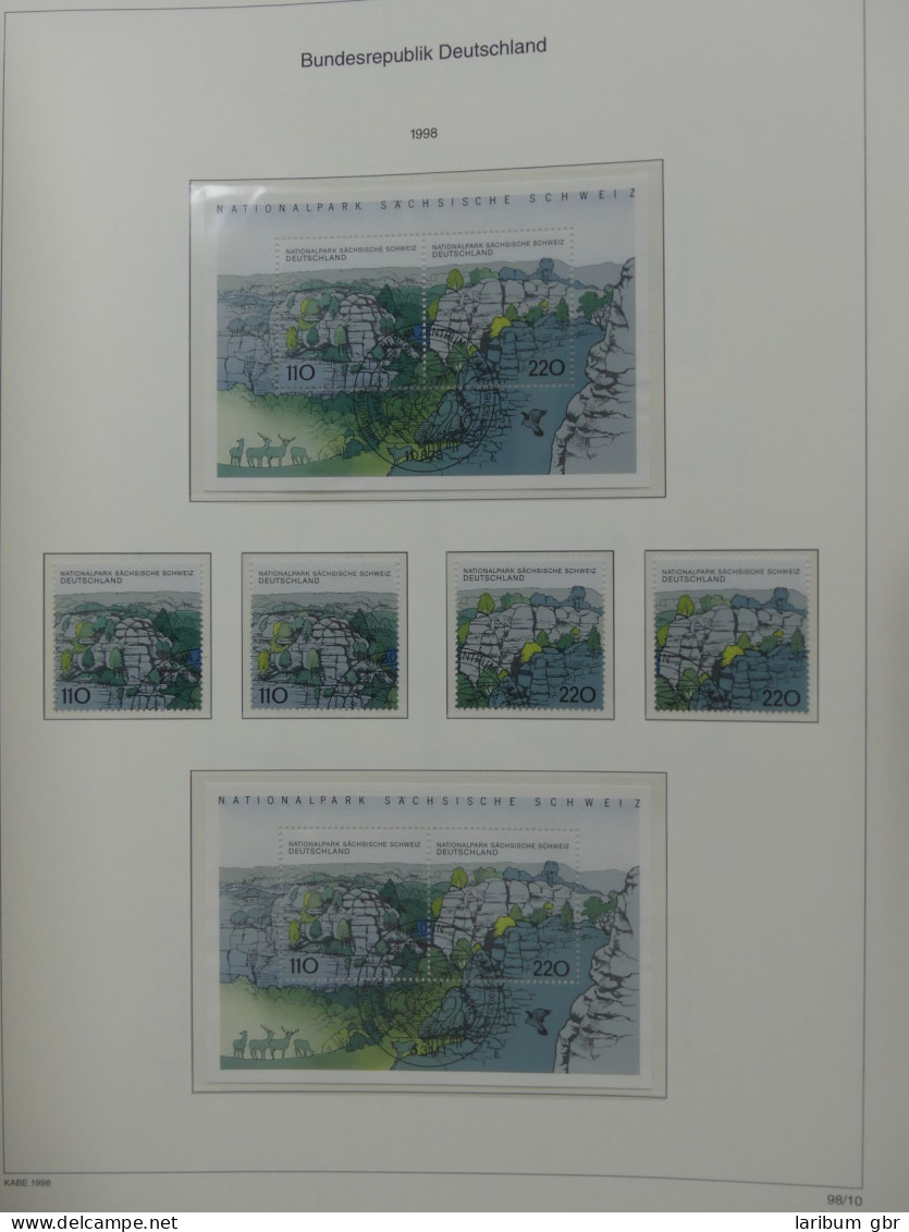 BRD Bund Bonn/Berlin Estt. Stempel ab 1997 im KA-BE "bi-collect" #LY755