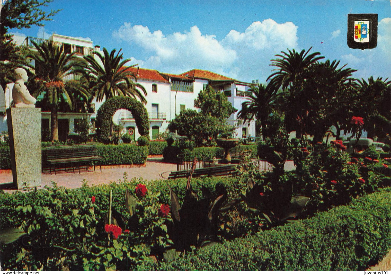CPSM San Pedro De Alcantara-Jardines Plaza De La Iglesia-Beau Timbre-RARE   L2921 - Sonstige & Ohne Zuordnung