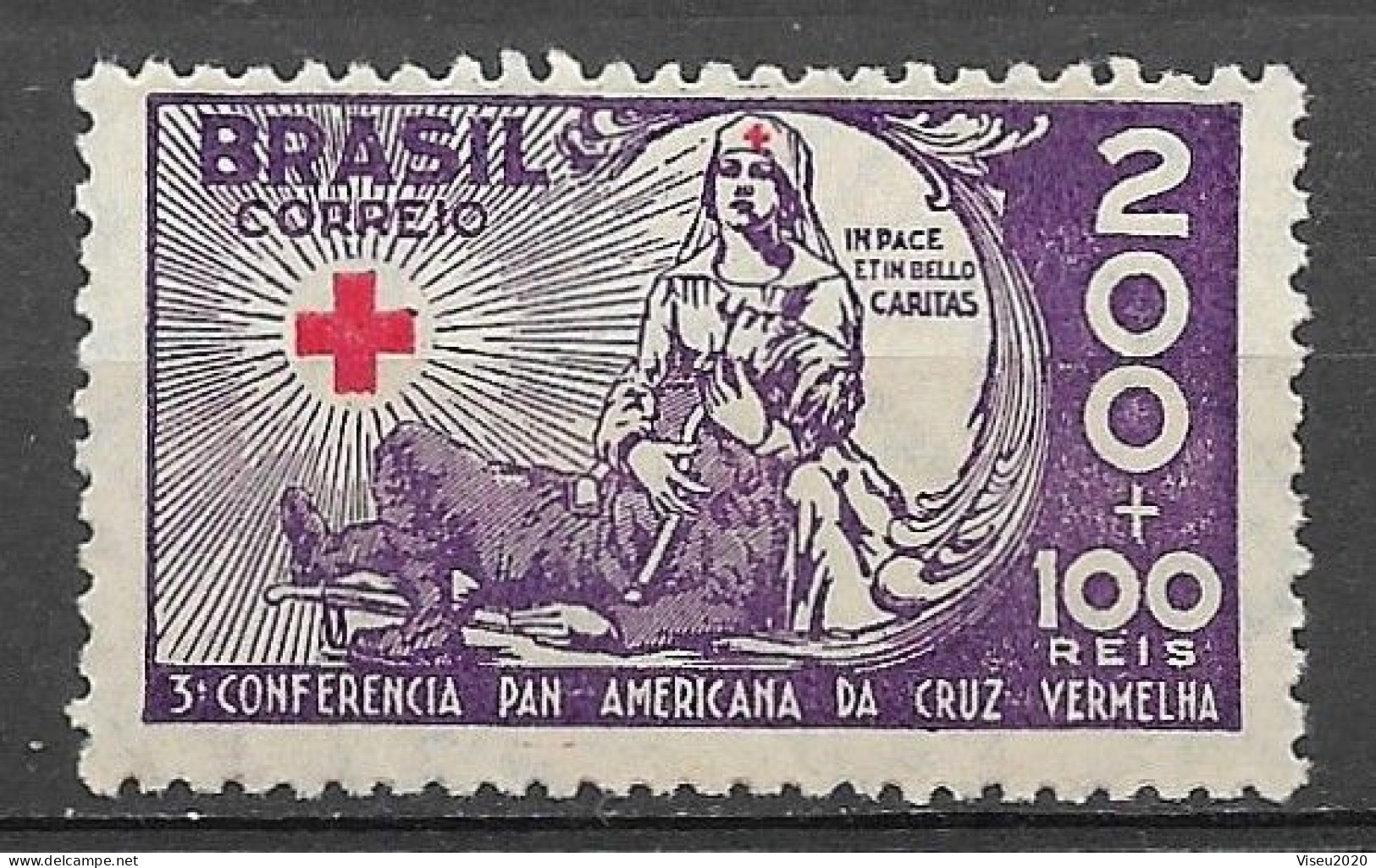 Brasil Brazil 1935 C 088 - 3ª Conferência Panamericana Da Cruz Vermelha - Ongebruikt