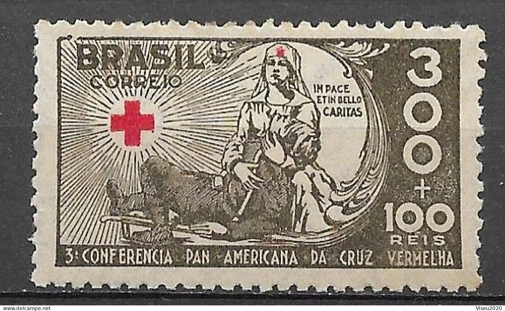 Brasil Brazil 1935 C 089 - 3ª Conferência Panamericana Da Cruz Vermelha - Unused Stamps