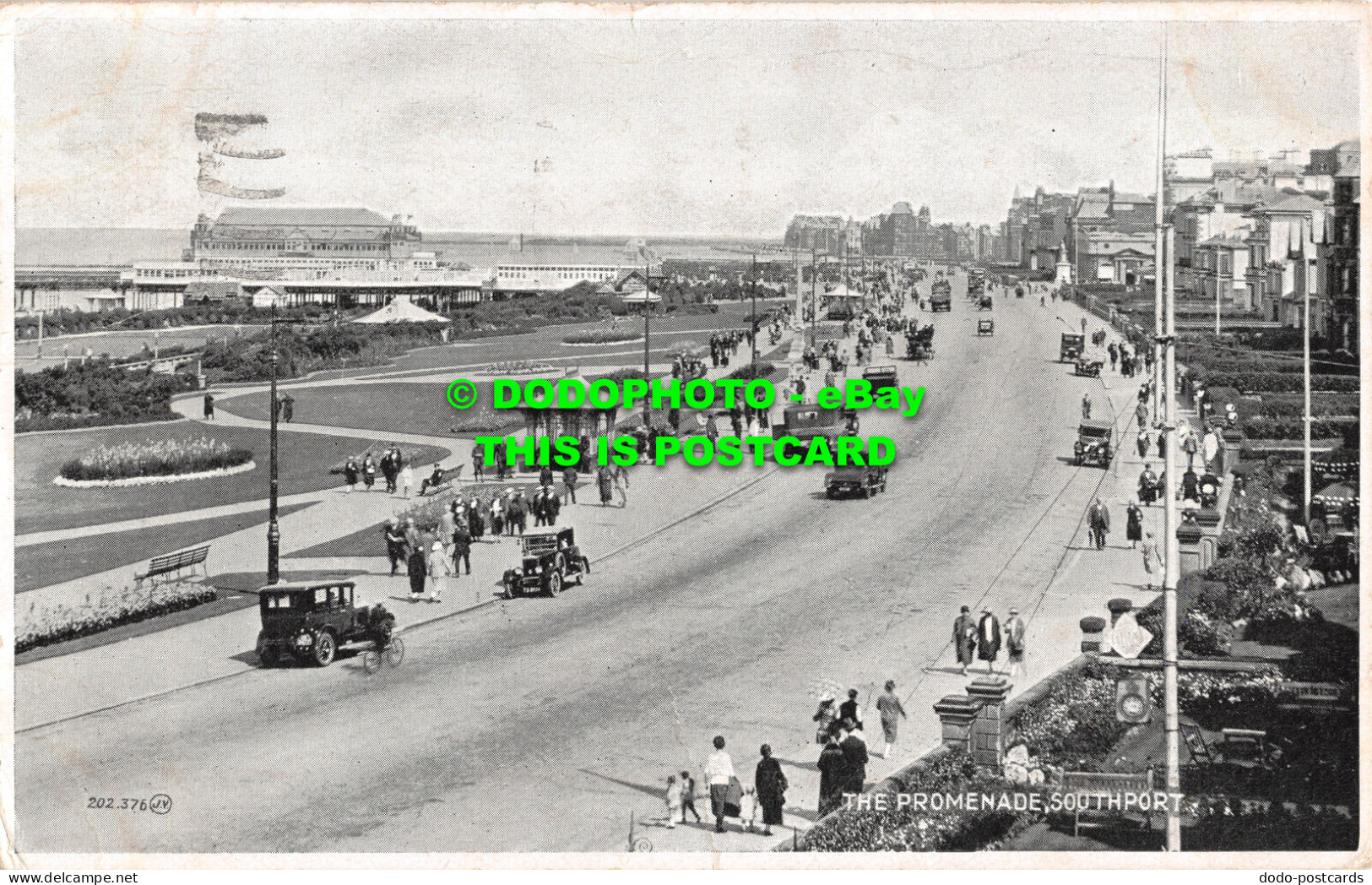 R499131 Southport. The Promenade. Valentine. Bromotone. 1932 - Monde