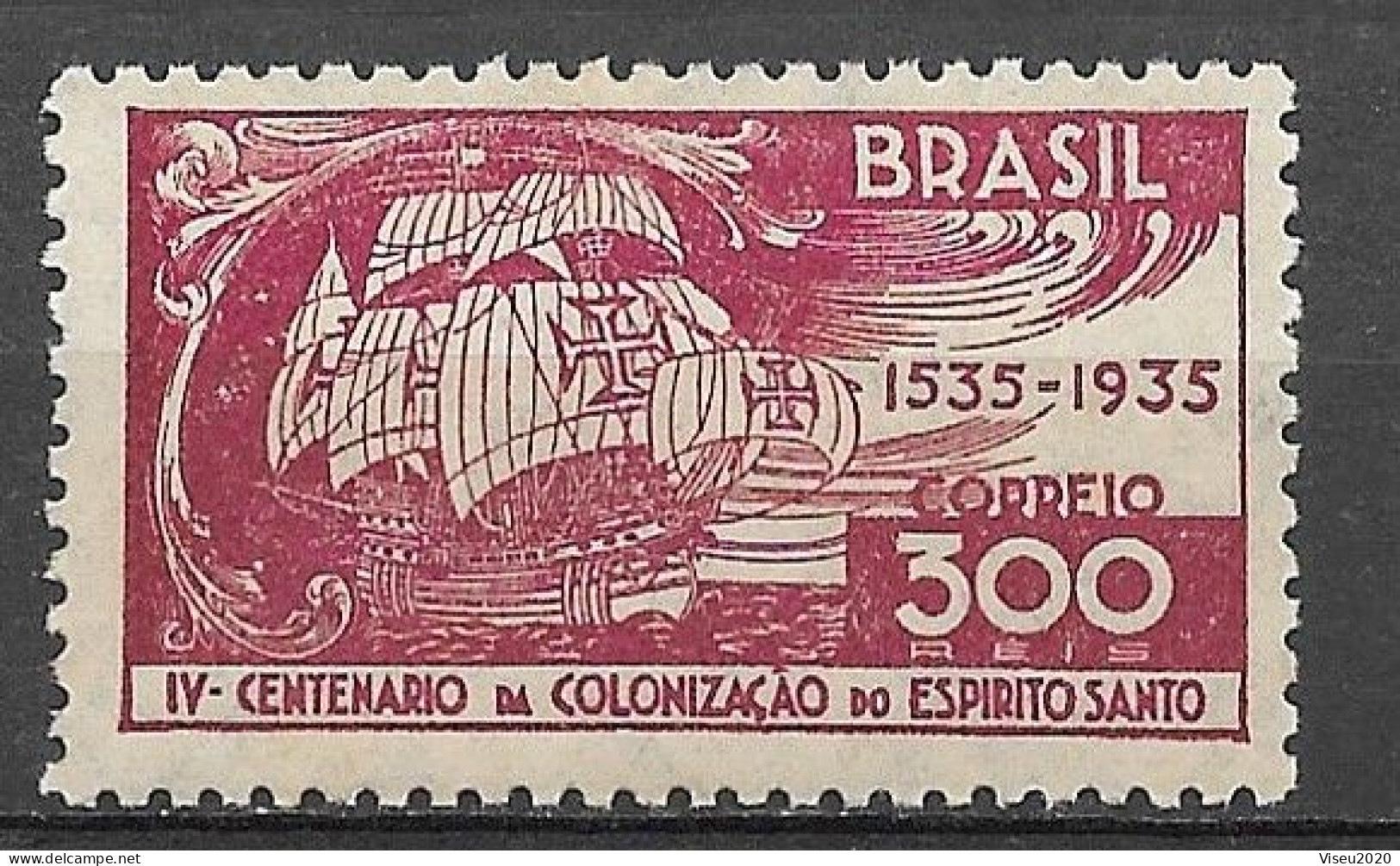 Brasil Brazil 1935 C 100 - 4º Centenário Da Colonização Do Espírito Santo - Ongebruikt